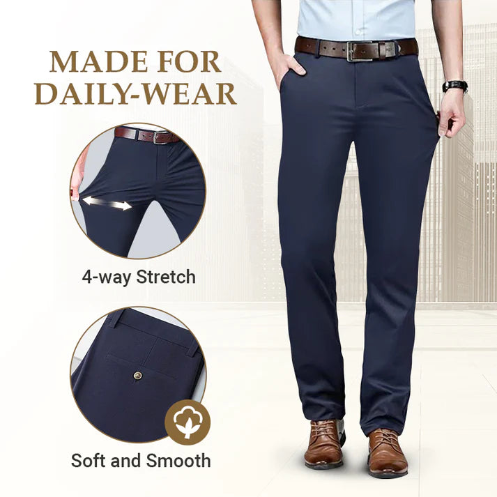 [BUY 1, GET 2] FlexElegance - Men's High Stretch Straight Fit Pants