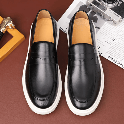 Leather Moccasin Slip-On for Men by Valmont