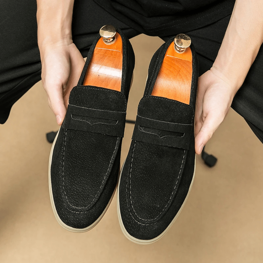 Leather Moccasin Loafer for Men Liverpool Valmont
