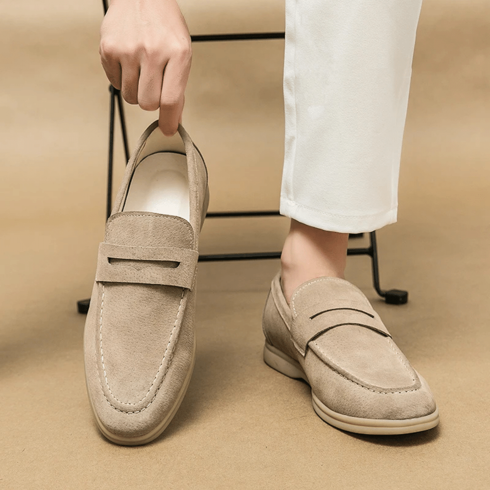 Leather Moccasin Loafer for Men Liverpool Valmont