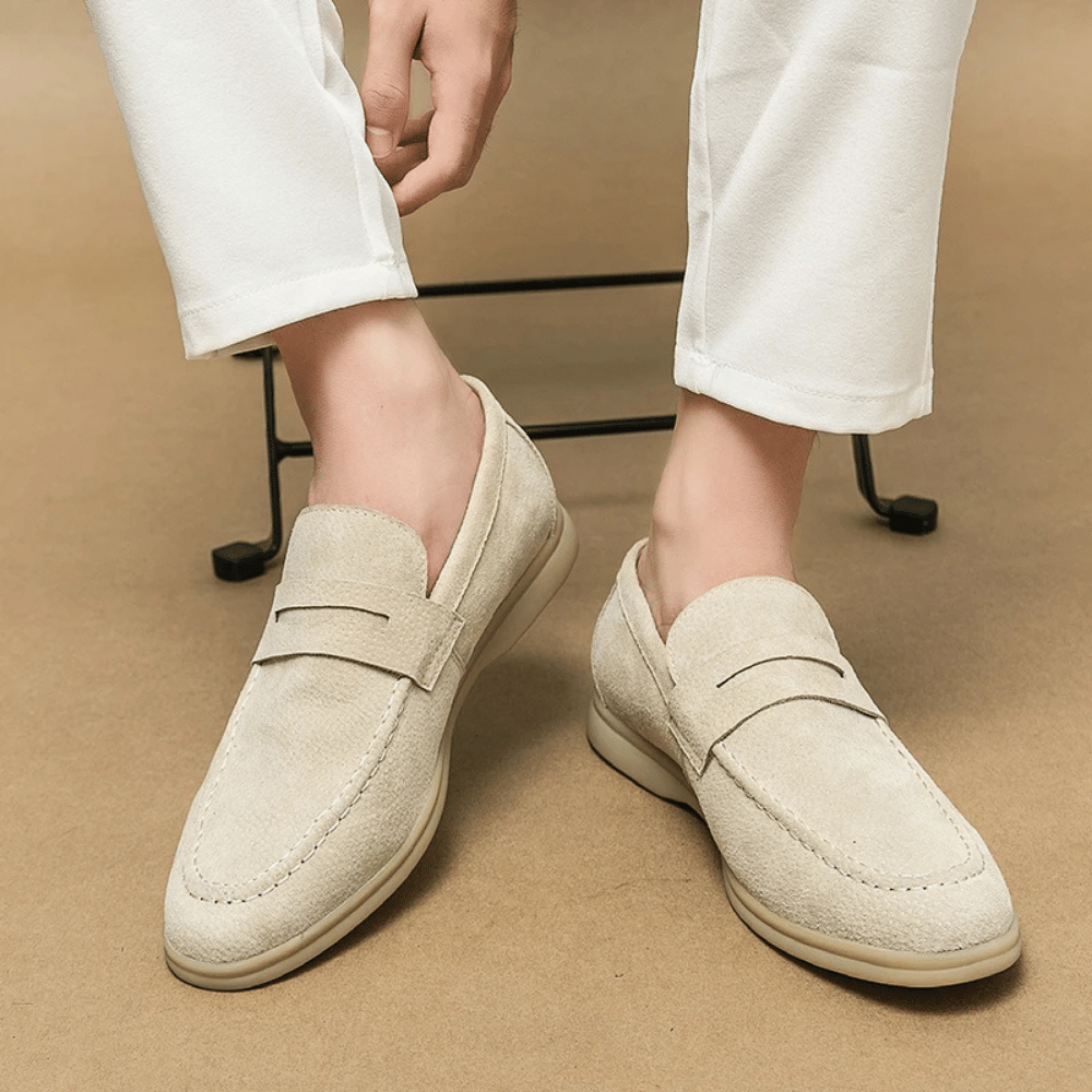 Leather Moccasin Loafer for Men Liverpool Valmont