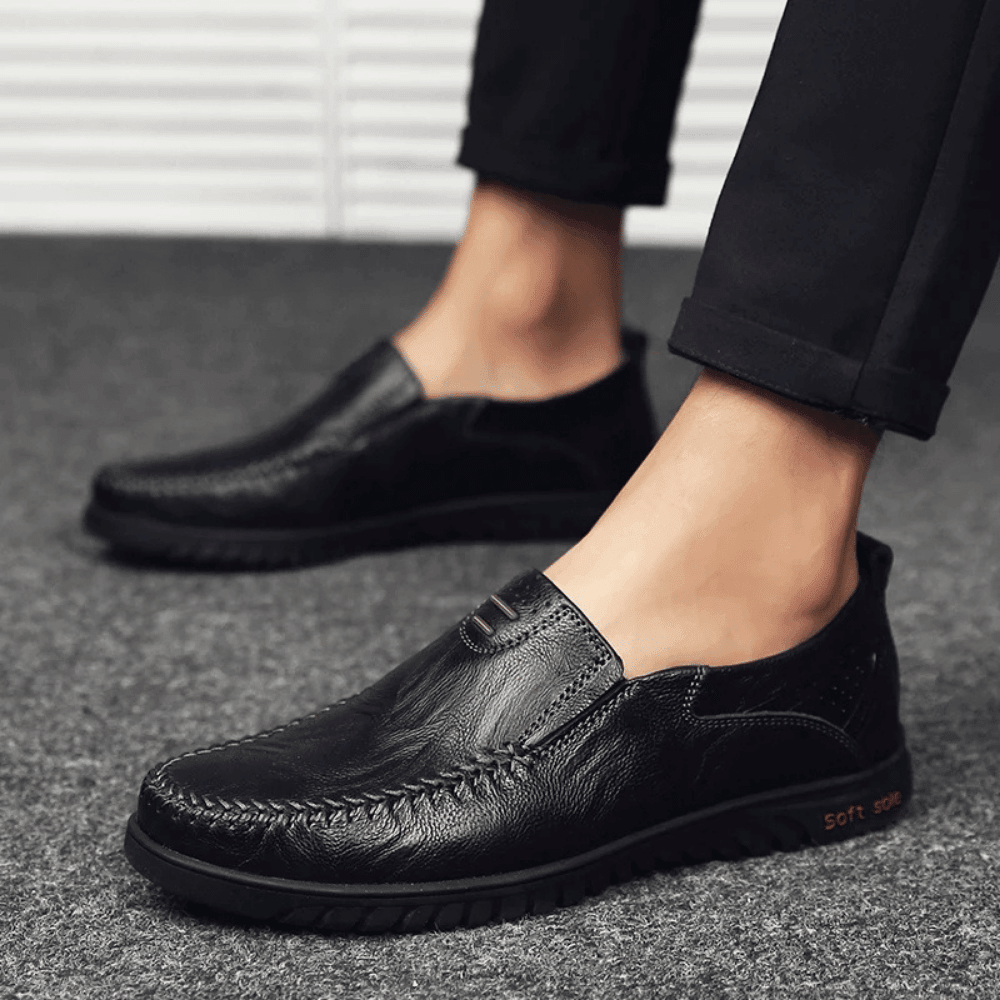 Men's Leather Moccasin Pisa Valmont