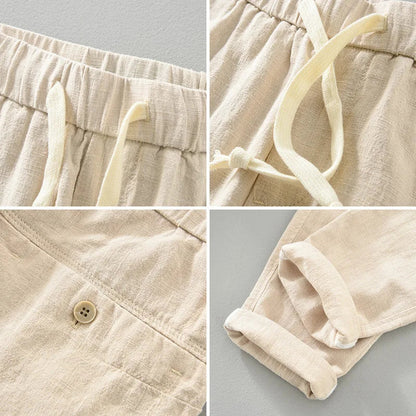 Men's Linen Trousers Rovino Valmont