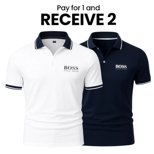 [BUY 1, GET 2] Premiere Polo Shirt Kit – Professional Line (2-Pack) by H. ΒOѕѕ