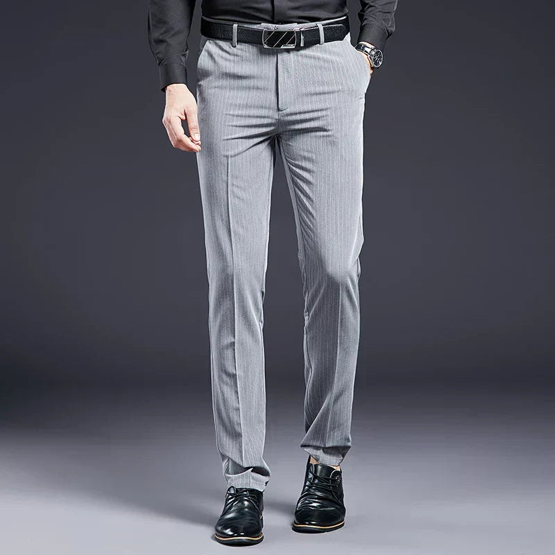 Premium Men's Suit Trousers Striped Valmont